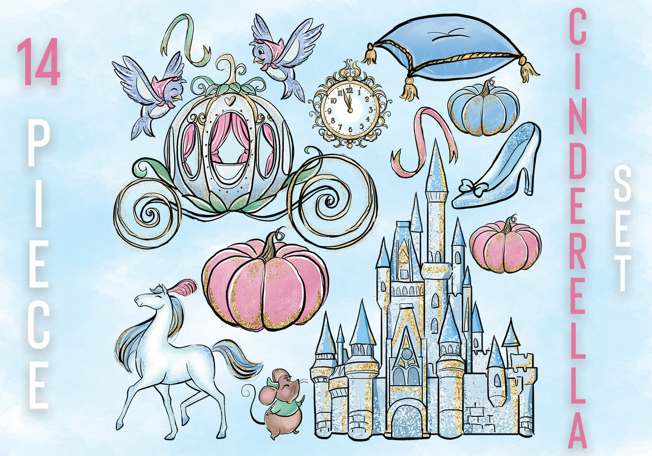 Cinderella Cutout Set - 5mm Corflute