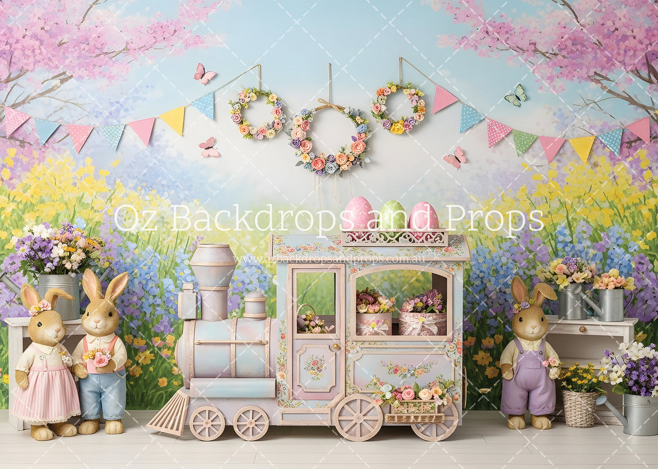 Colourful Spring Train