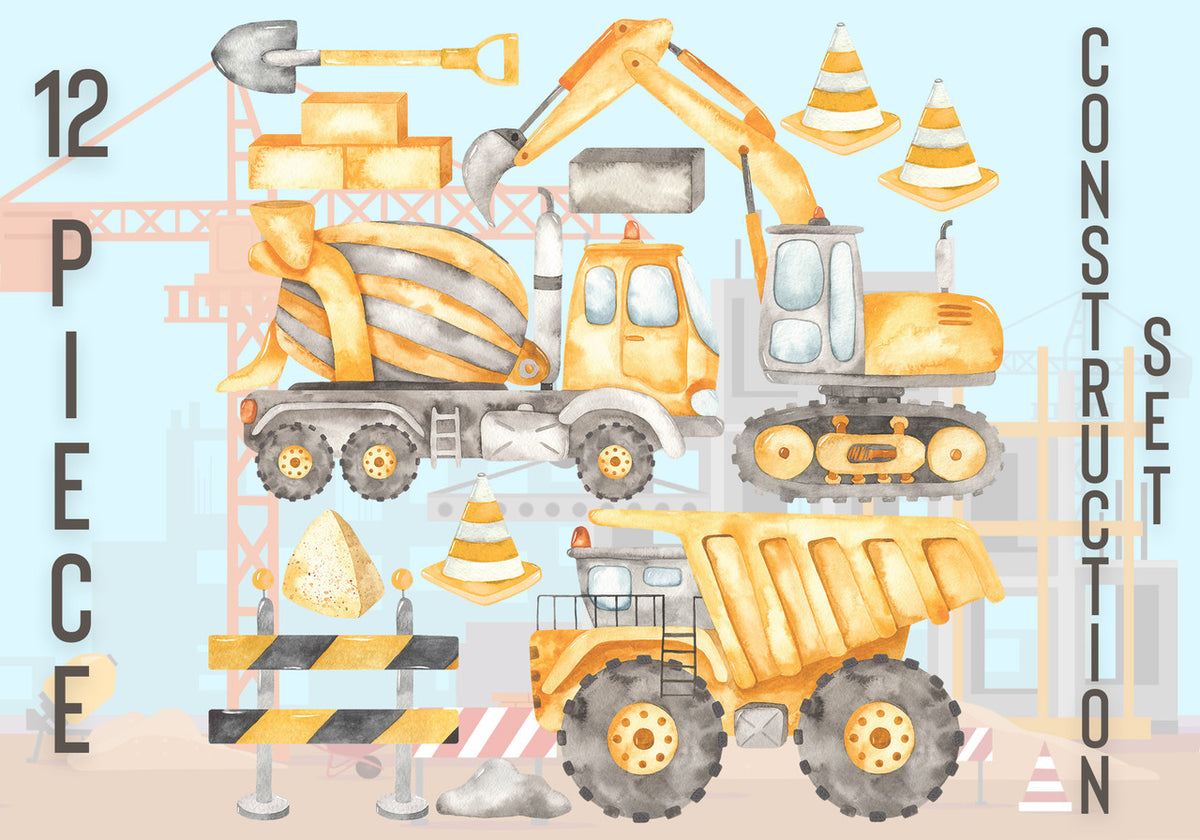 Construction Cutout Set (12 Piece)