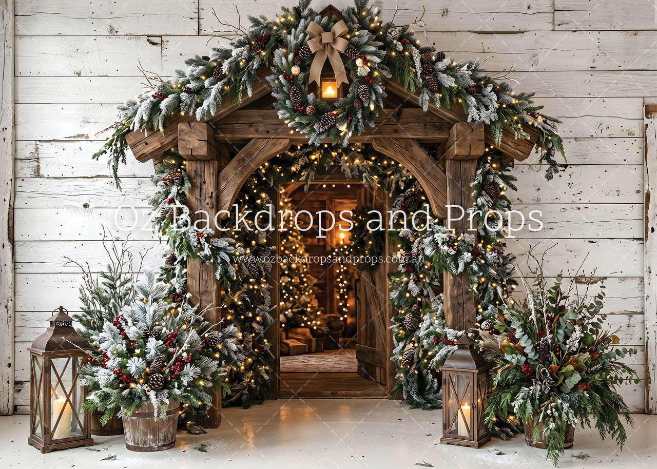 Cozy Christmas Entry