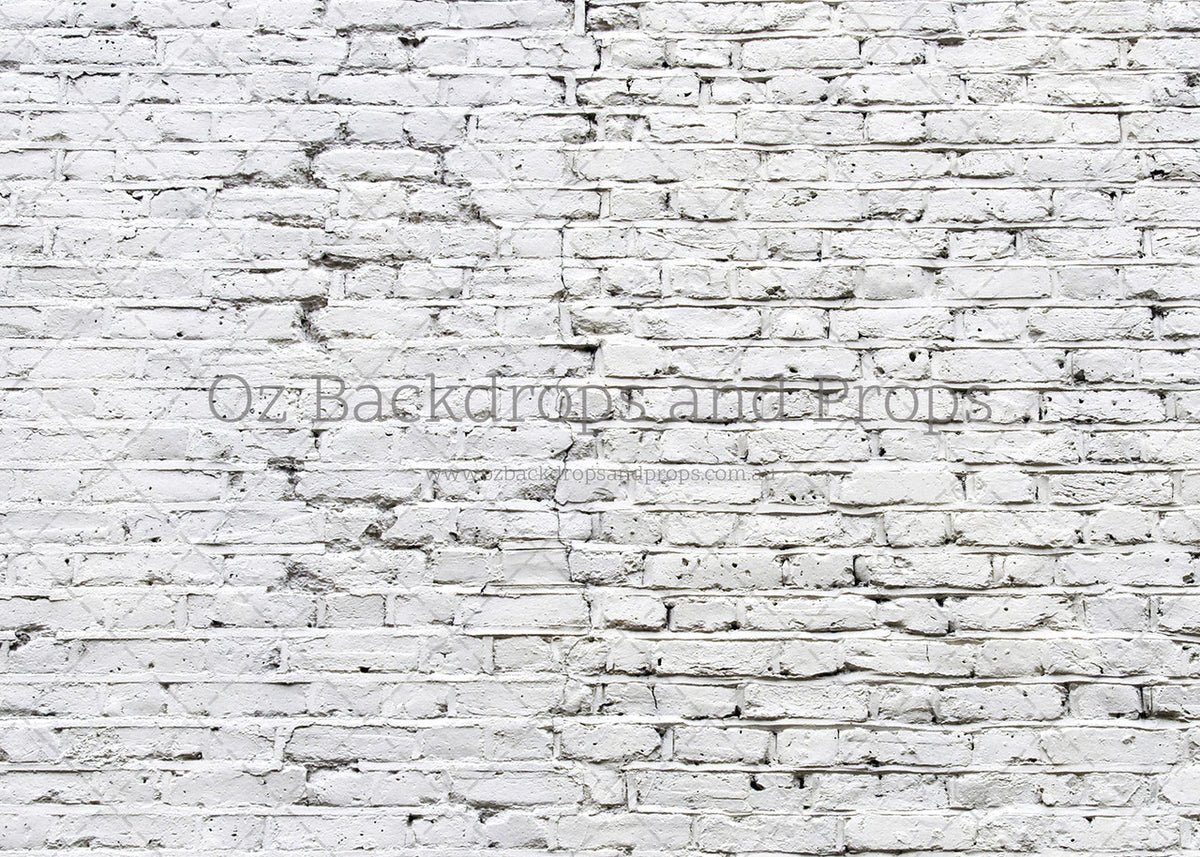 Cracked White Brick