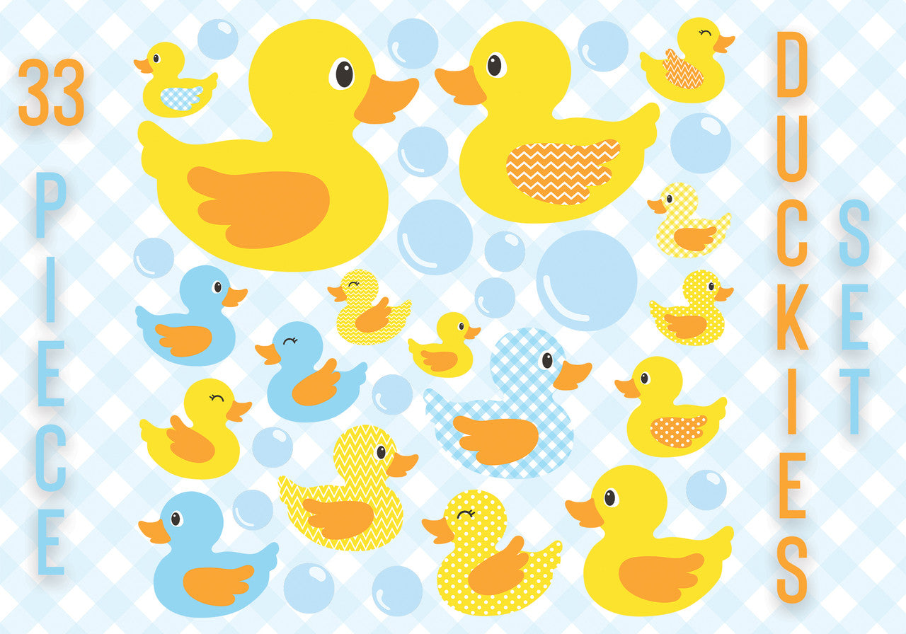 Duckies Cutout Set (33 Piece)