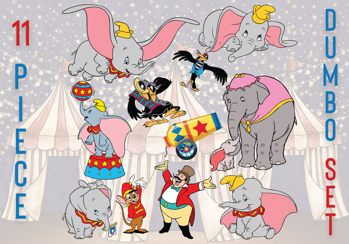 Dumbo Cutout Set (11 Piece)