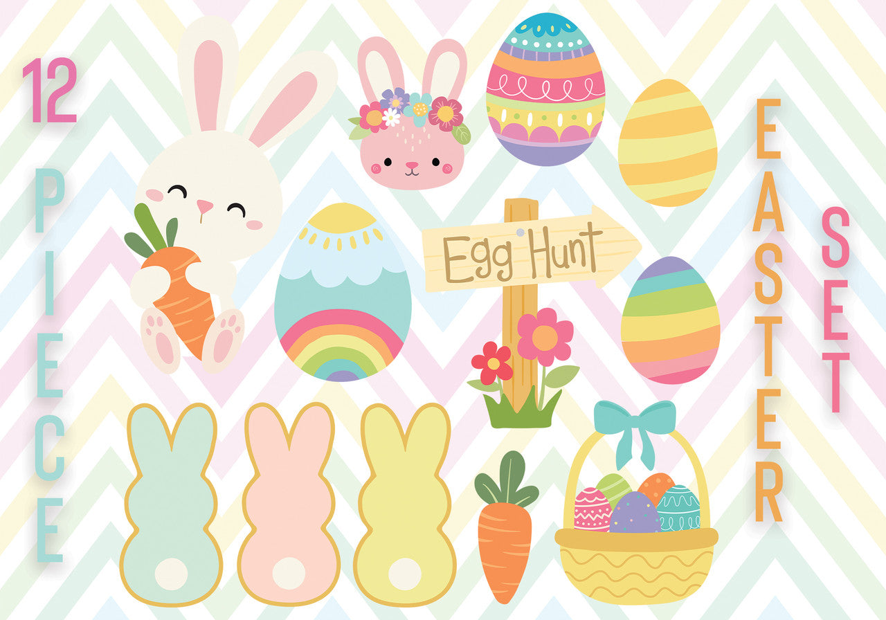 Easter Cutout Set (12 Piece)