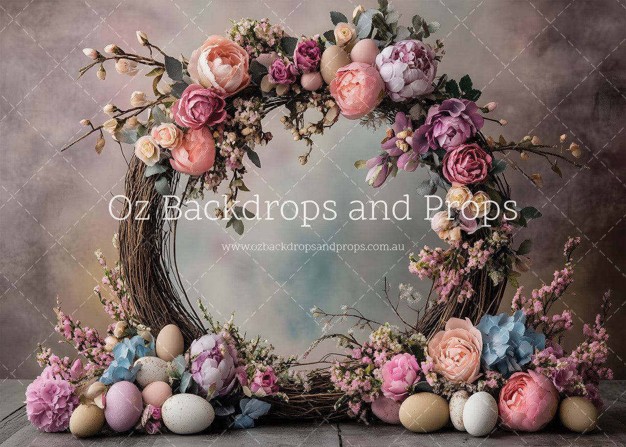 Easter Birds Nest Wreath
