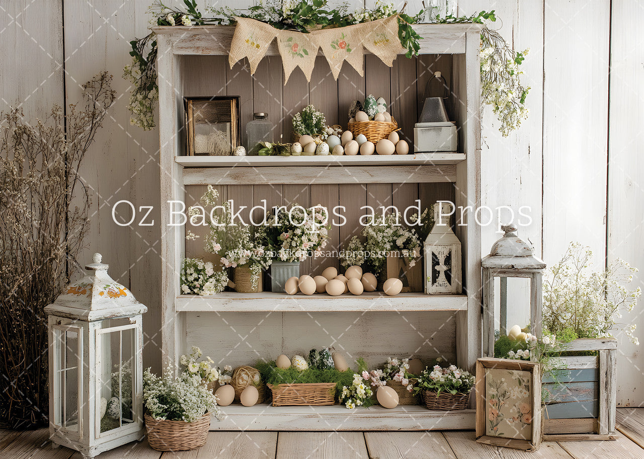 Easter Bookcase