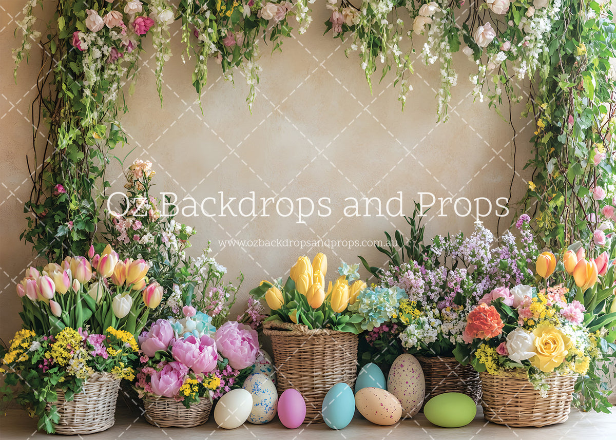 Easter Floral Frame