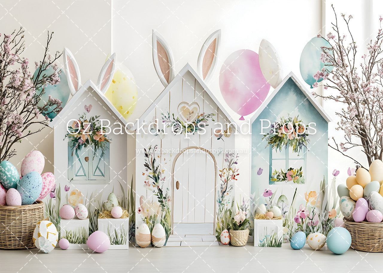 Easter Flower Houses