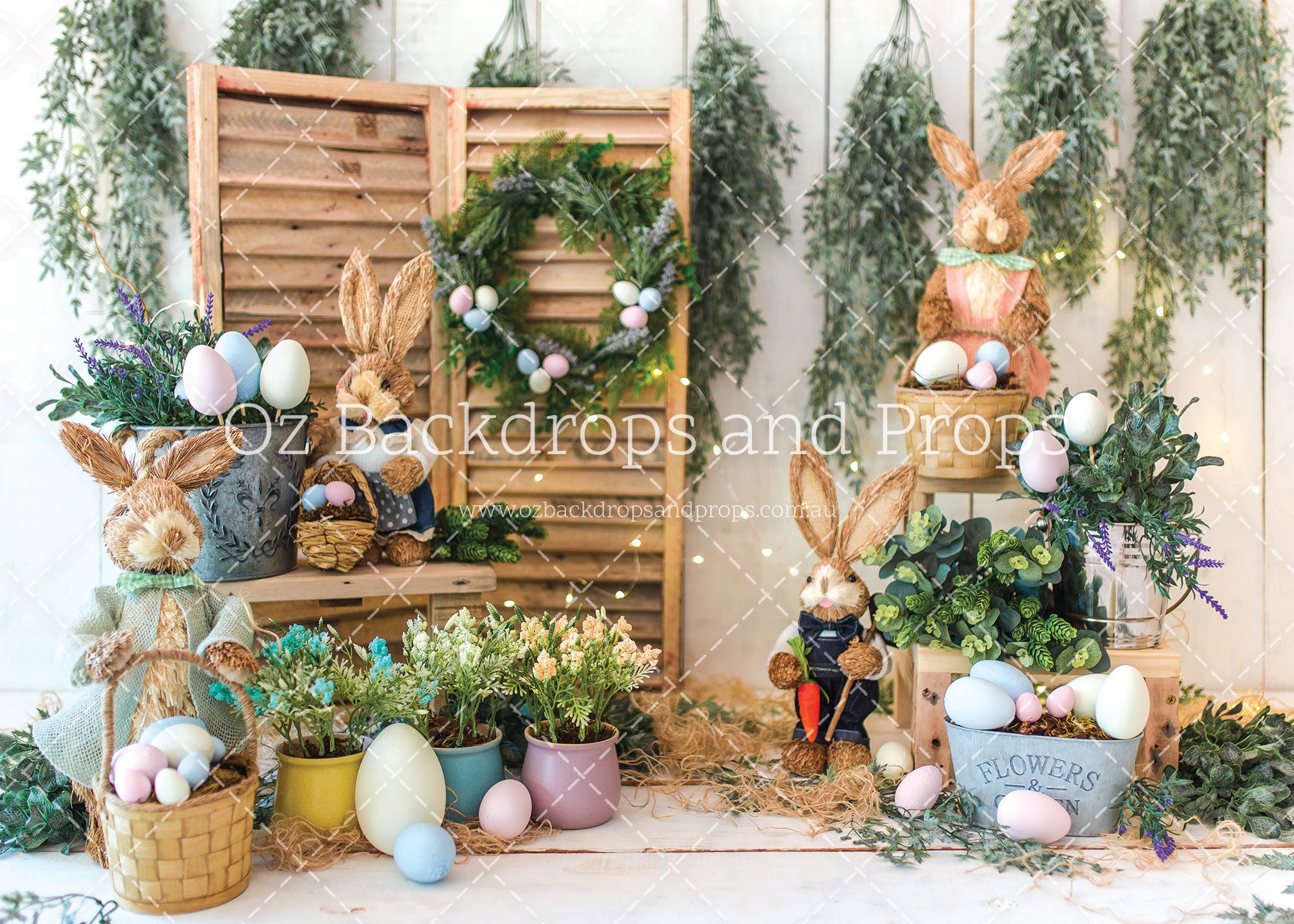 FABRIC SLEEVE 1.5x2m Easter Market