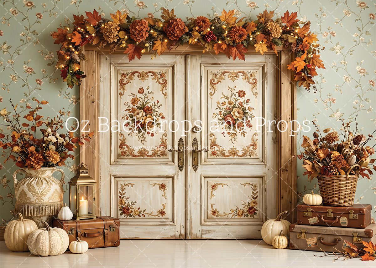 Elegant Autumn Door