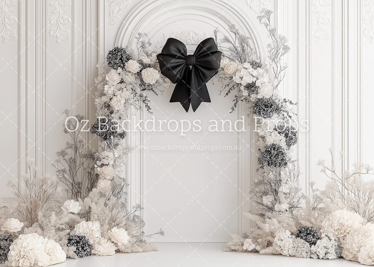 Elegant Black Bow