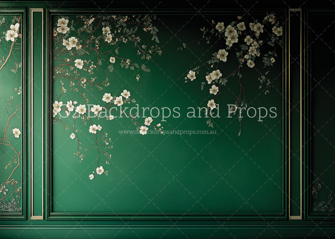 Emerald Cherry Blossoms