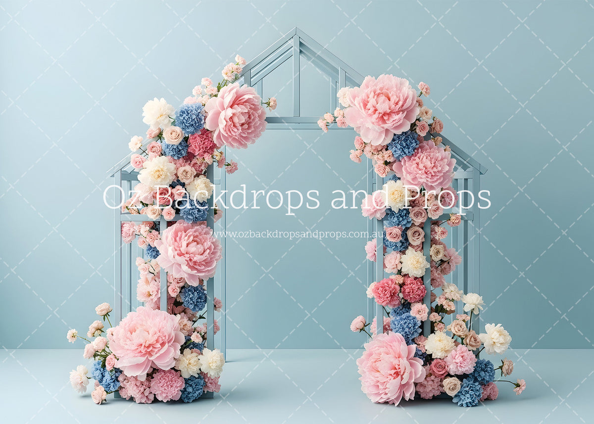 Enchanted Floral Frame