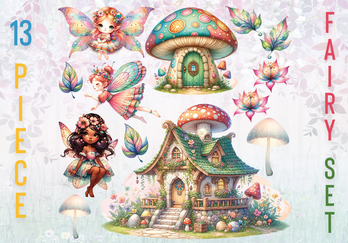 Fairies Cutout Set (13 Piece)