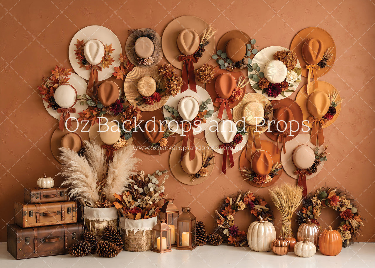 Fall Hats Display