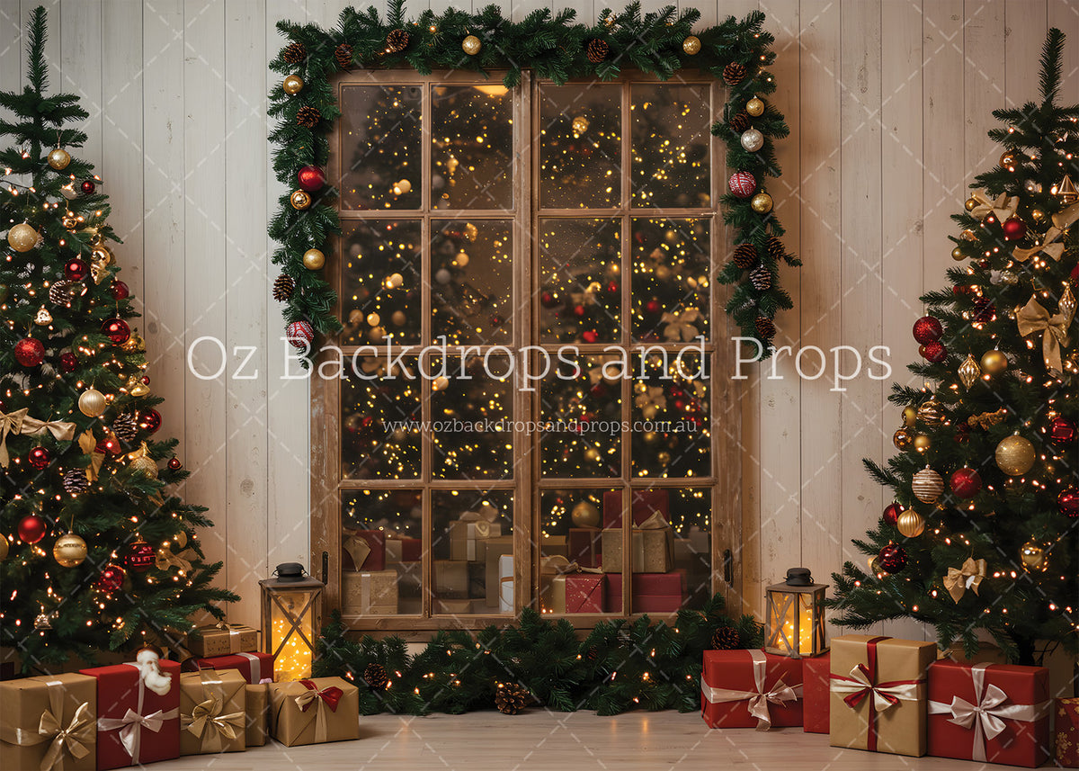 Festive Framed Window