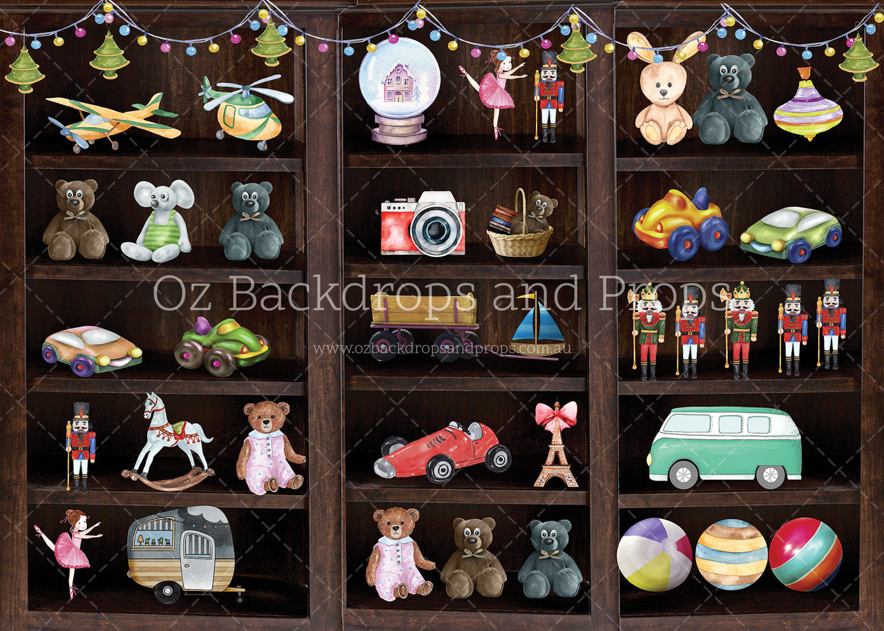 Festive Toy Shelf