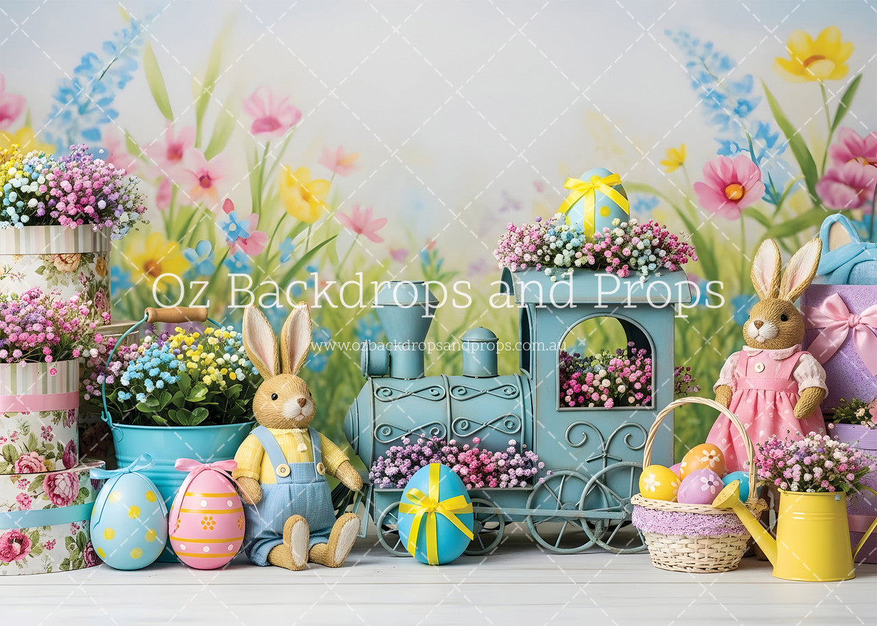 Flower Train Easter