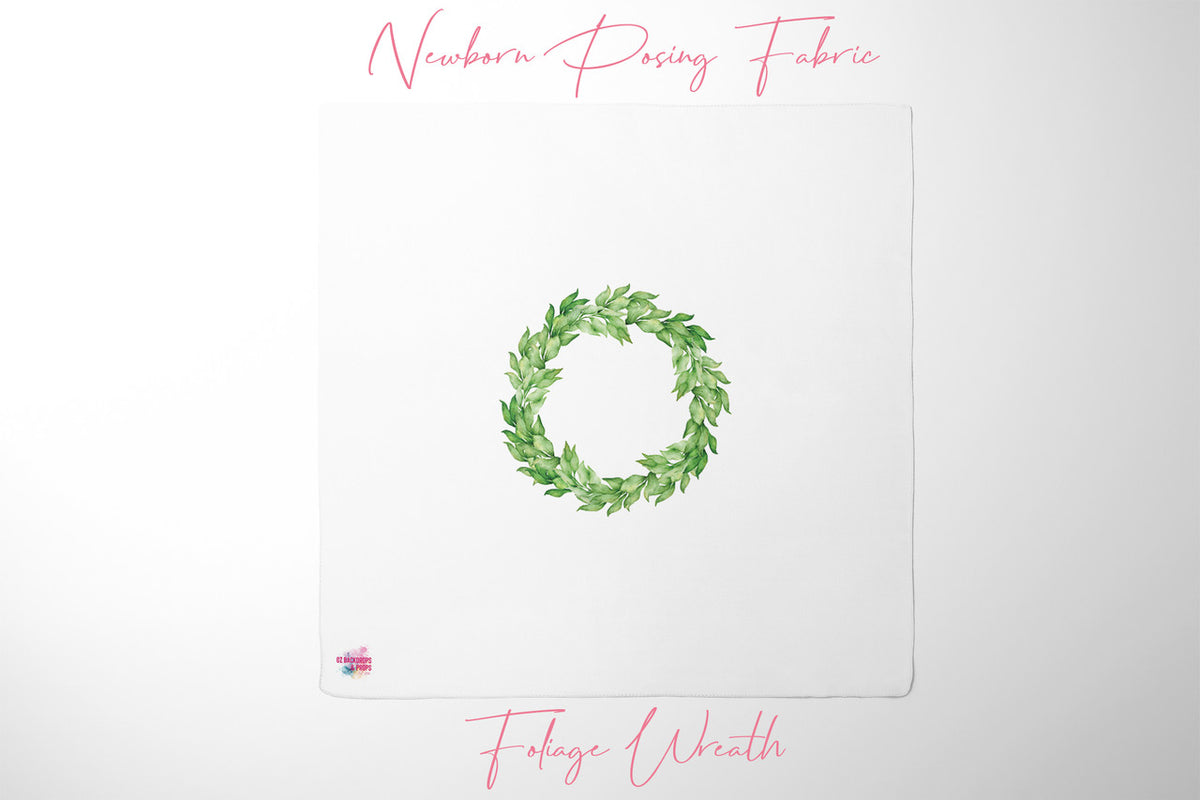 Foliage Wreath - Newborn Posing Fabric