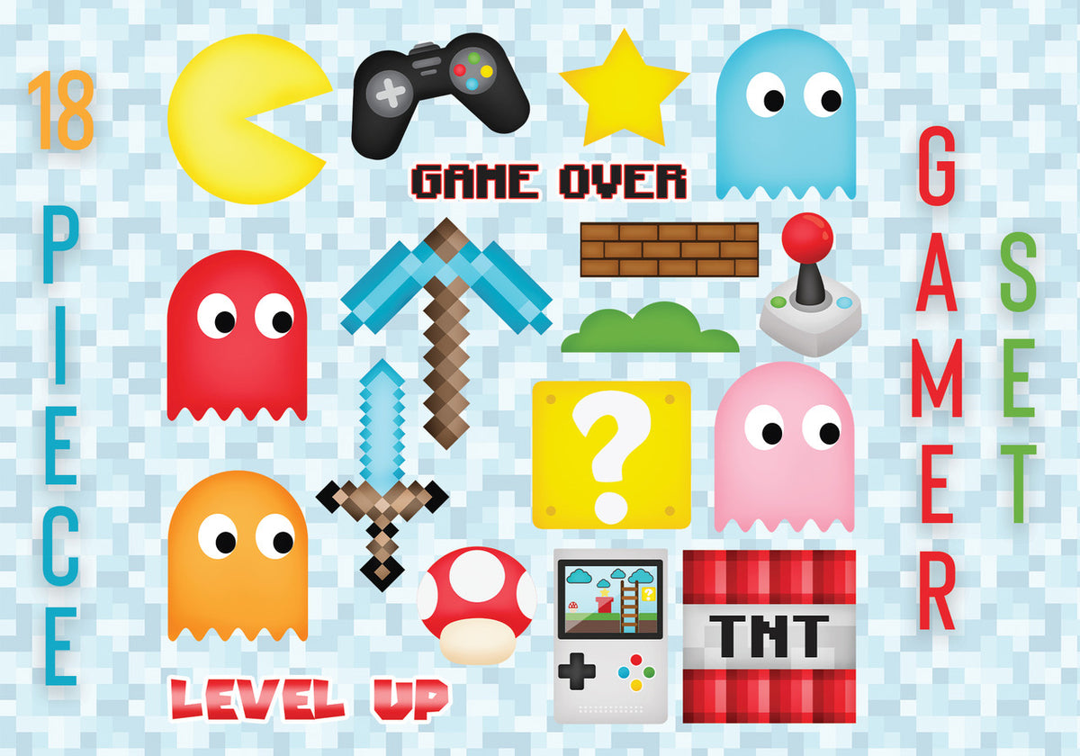 Gamer Cutout Set (18 Piece)