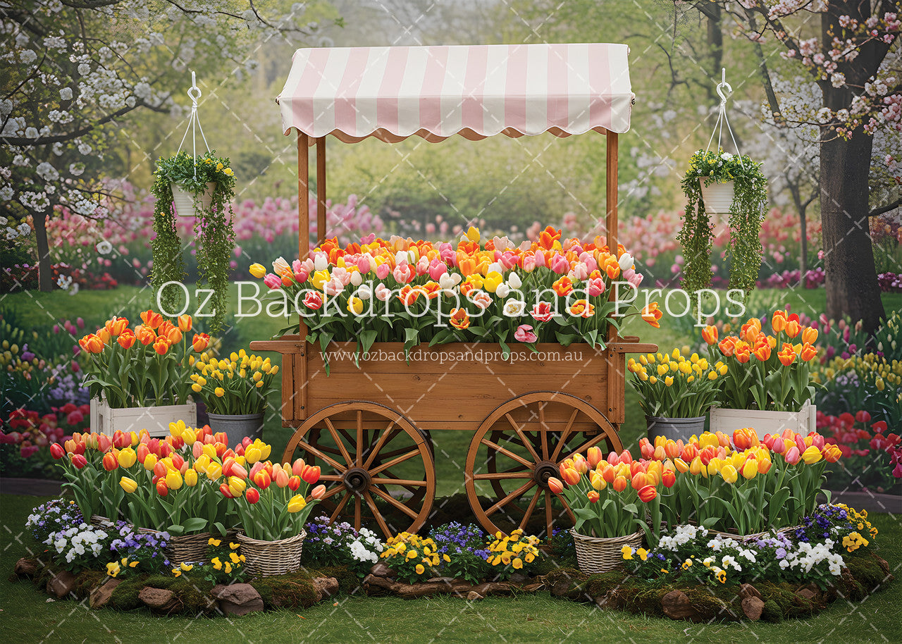 Garden Flower Cart
