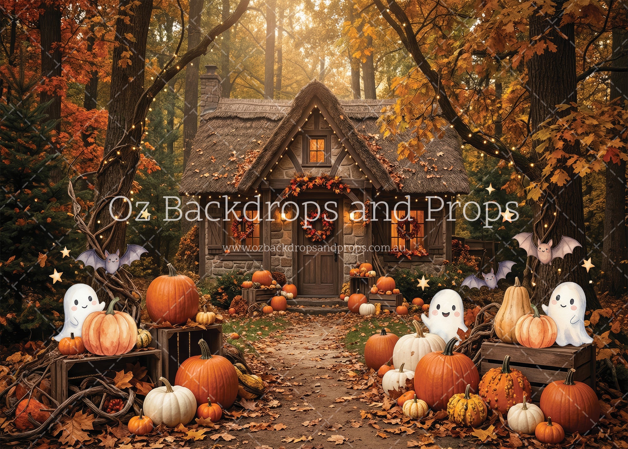 Ghoulish Pumpkin Cabin