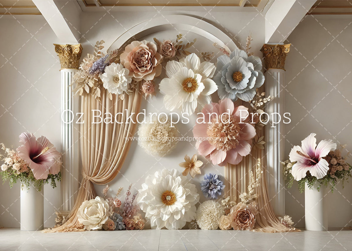 Giant Flower Arch Wall