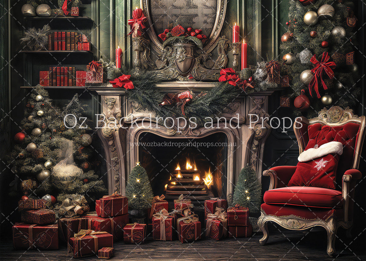 Gifts by the Fireplace