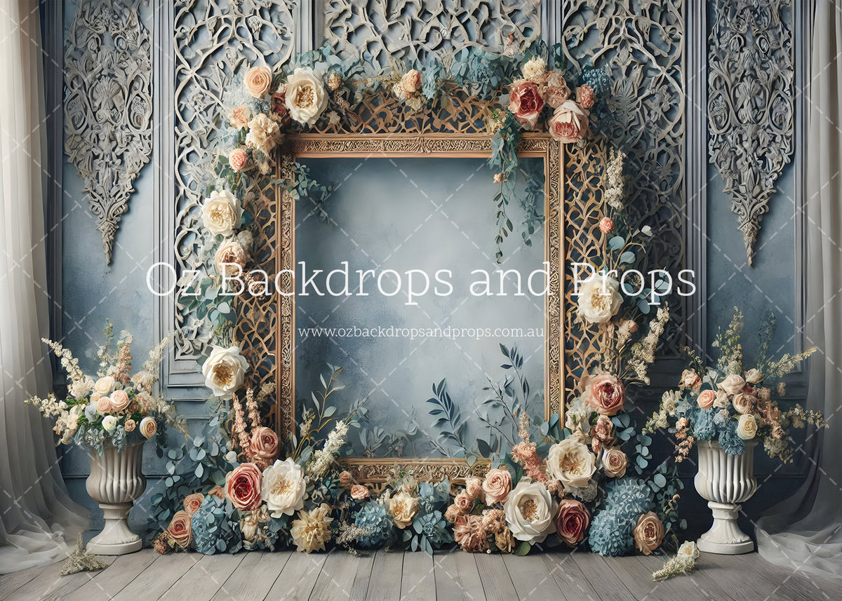Gilt Framed Cerulean