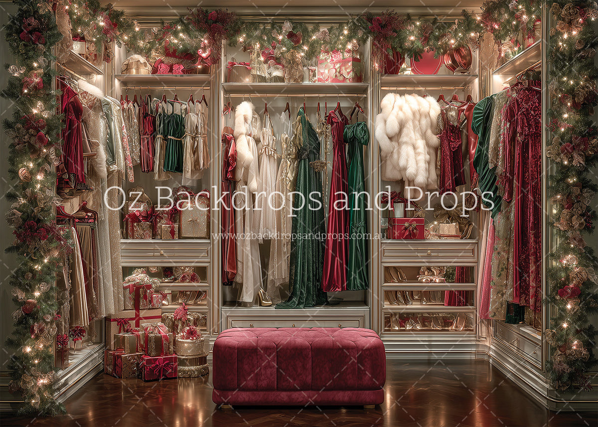 Glamorous Christmas Closet