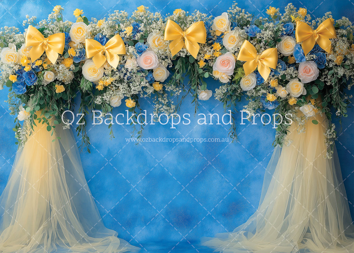 Golden Chiffon Bows