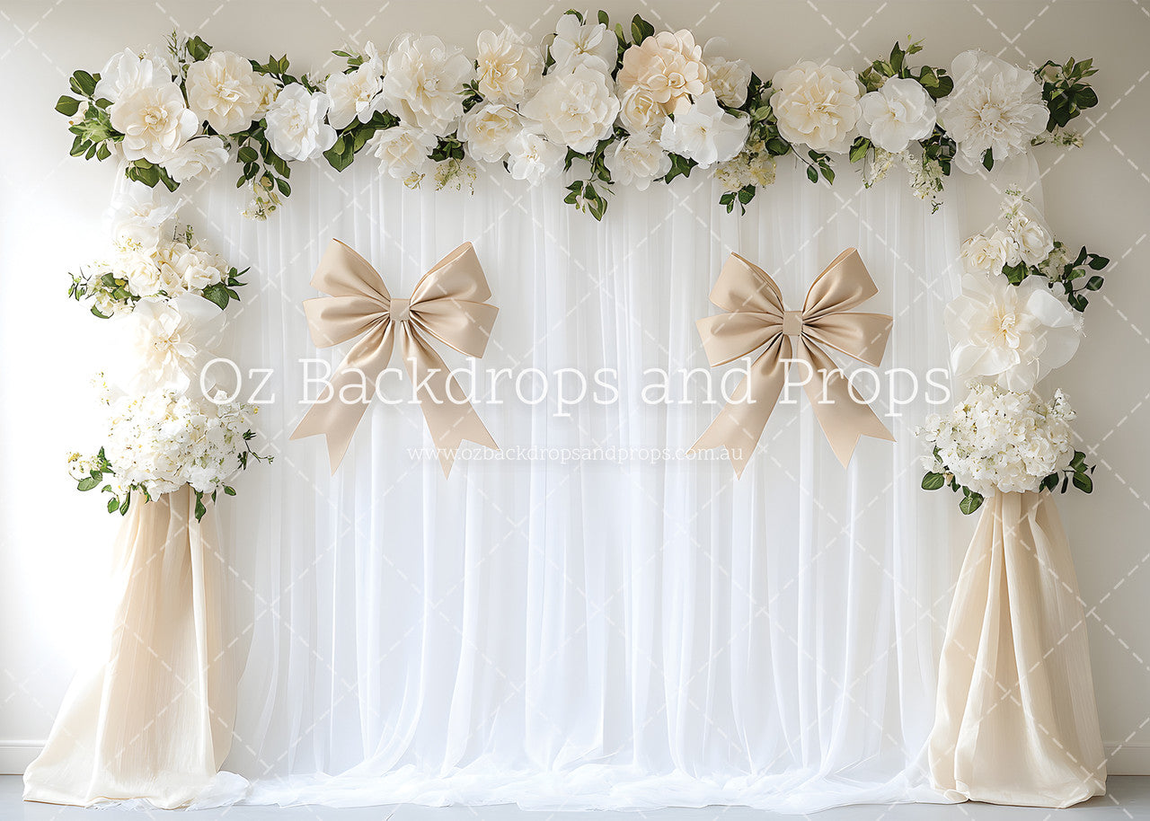 High Key Beige Bows