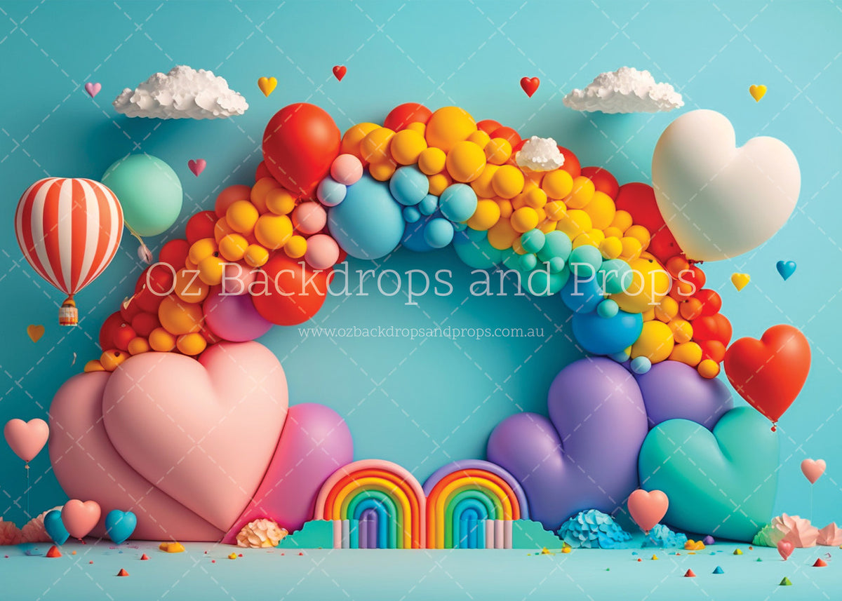 Hot Air Heart Balloons
