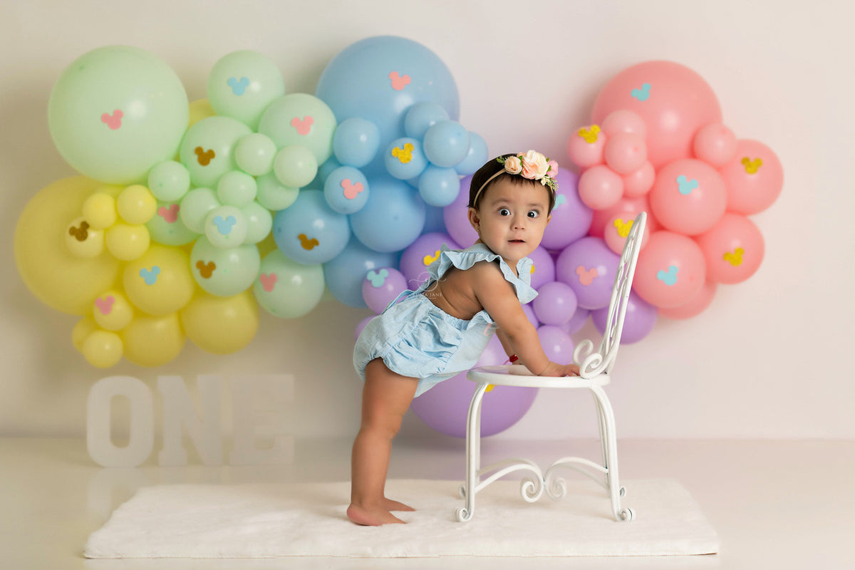 Mickey Pastel Balloons