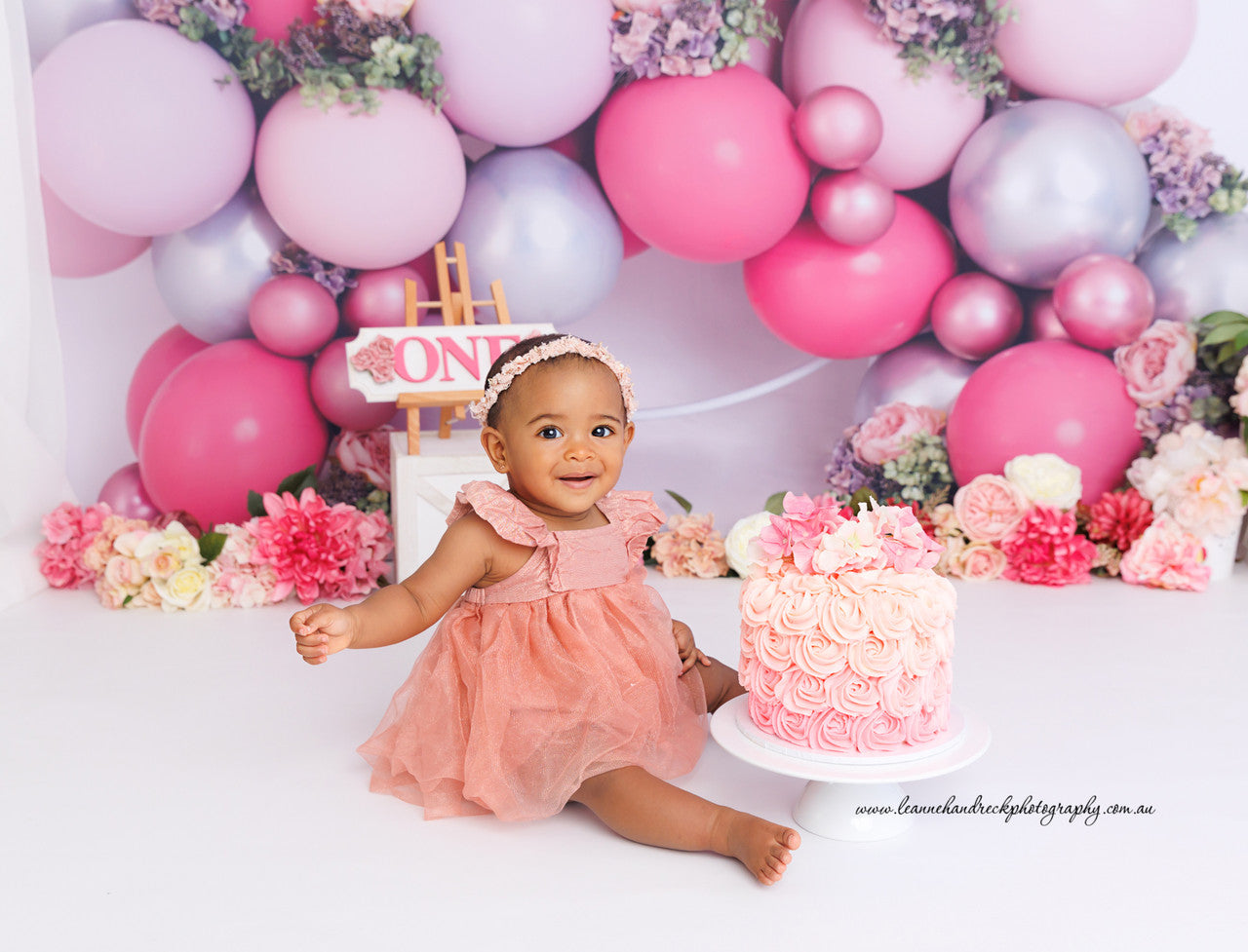 Magenta Balloon Garland