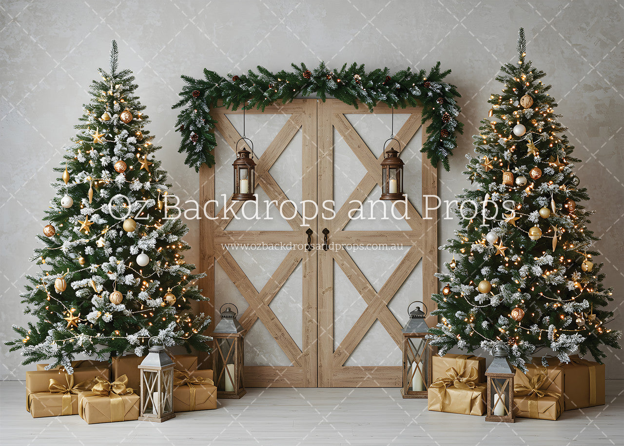 Lantern Barn Door