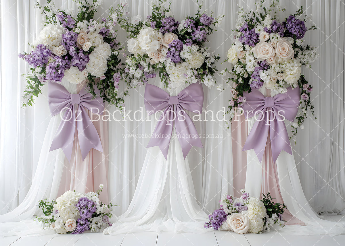 Lilac Bow Bouquets