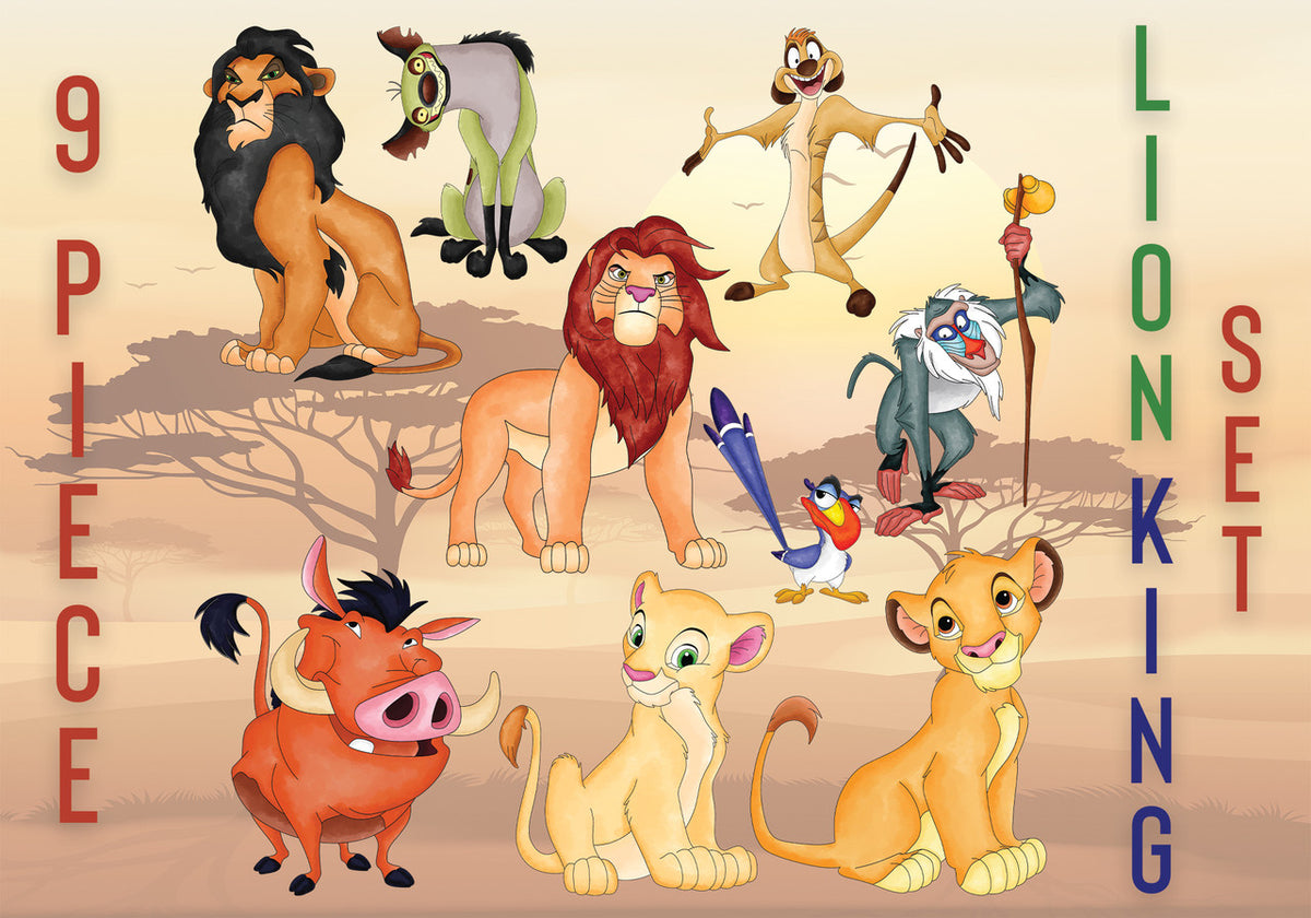Lion King Cutout Set (9 Piece)