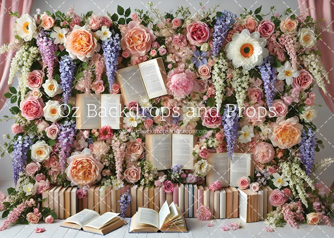 Literary Flower Wall