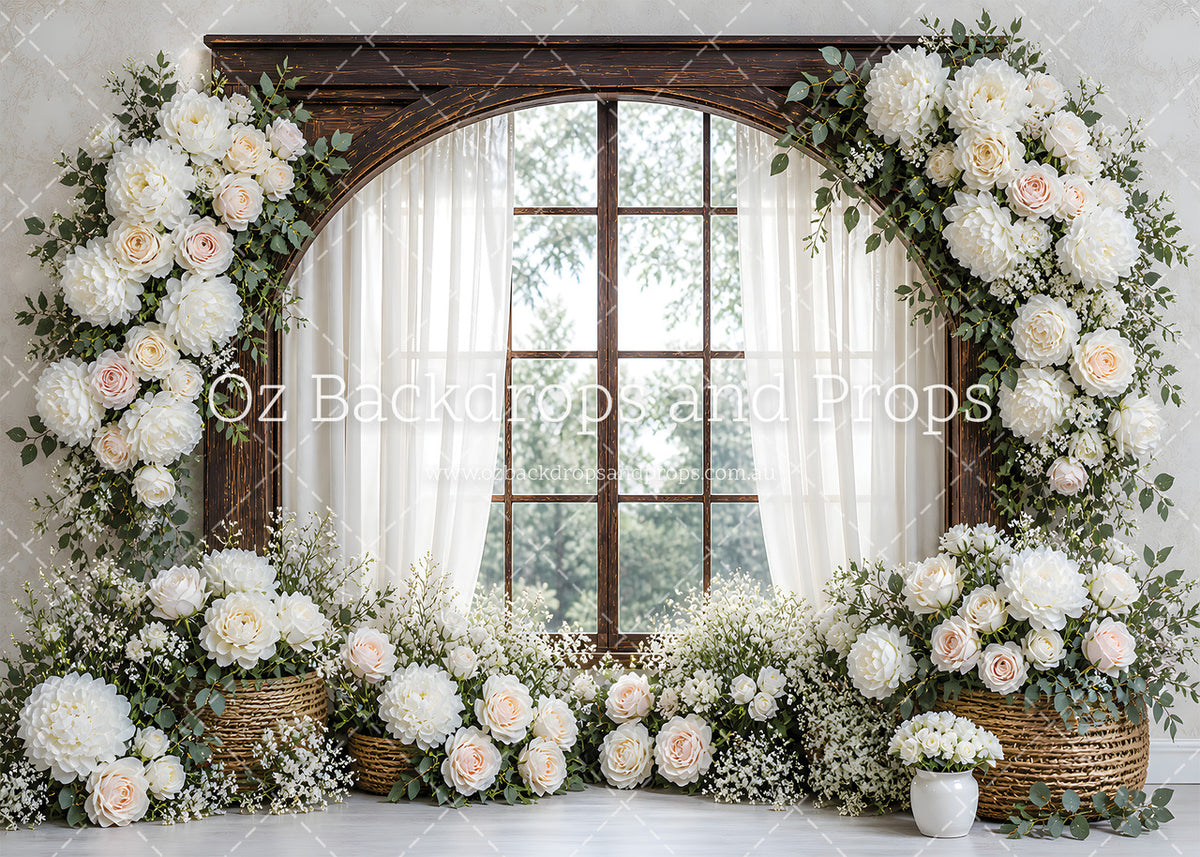 Luscious Blooms Window