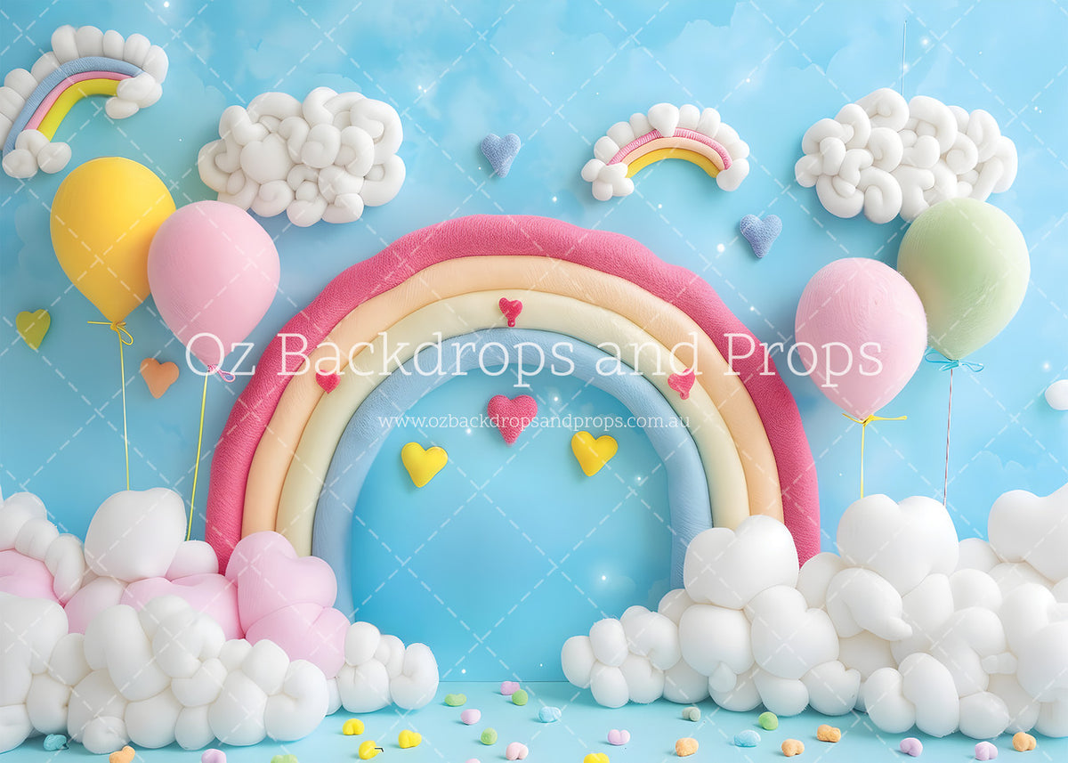 Marshmallow Rainbow Clouds