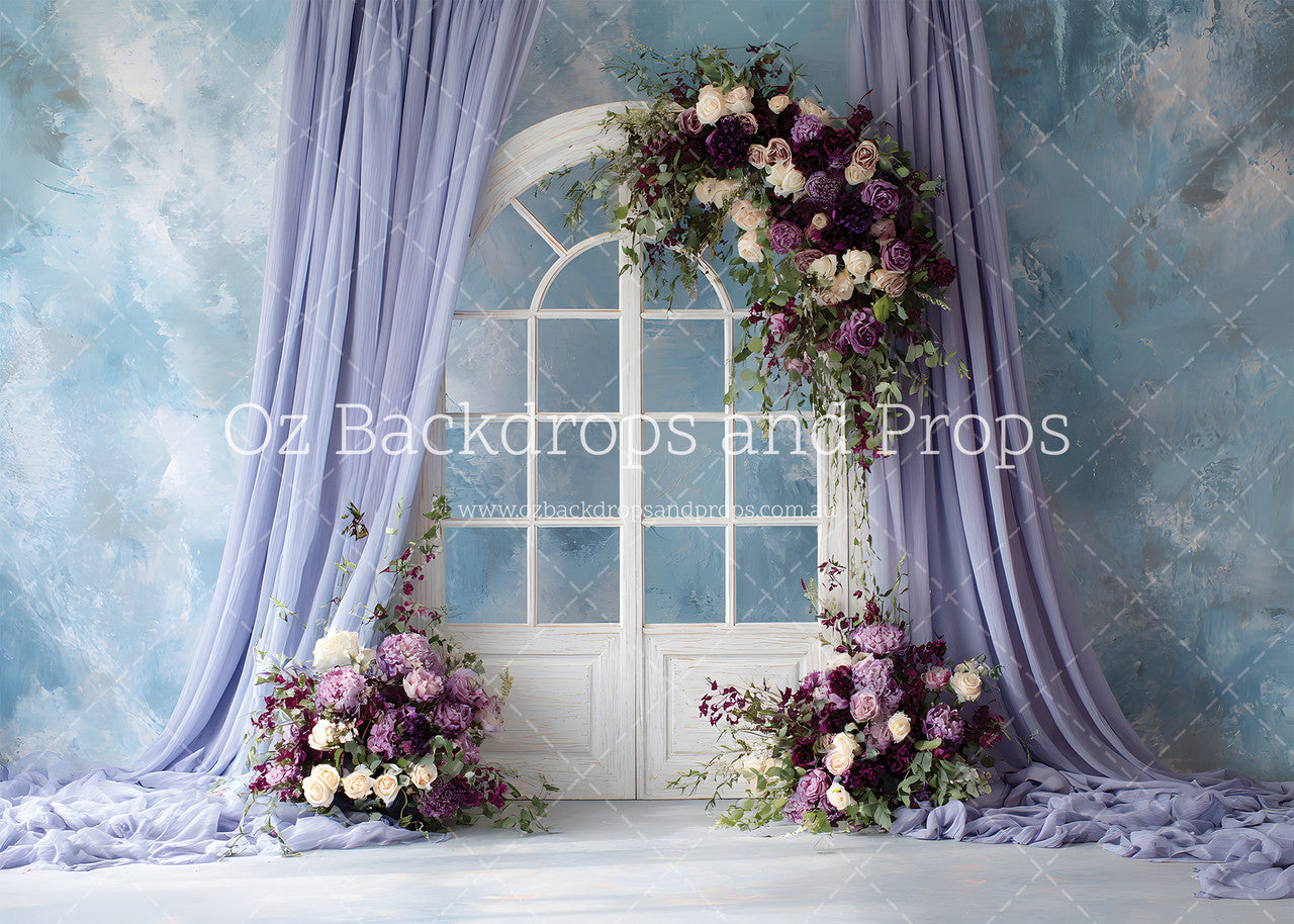 Mauve Blue Elegance