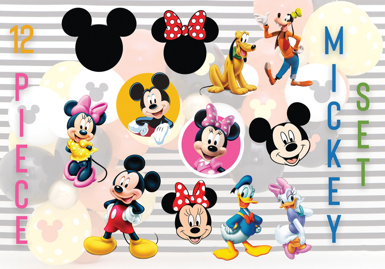 Mickey Cutout Set (12 Piece)