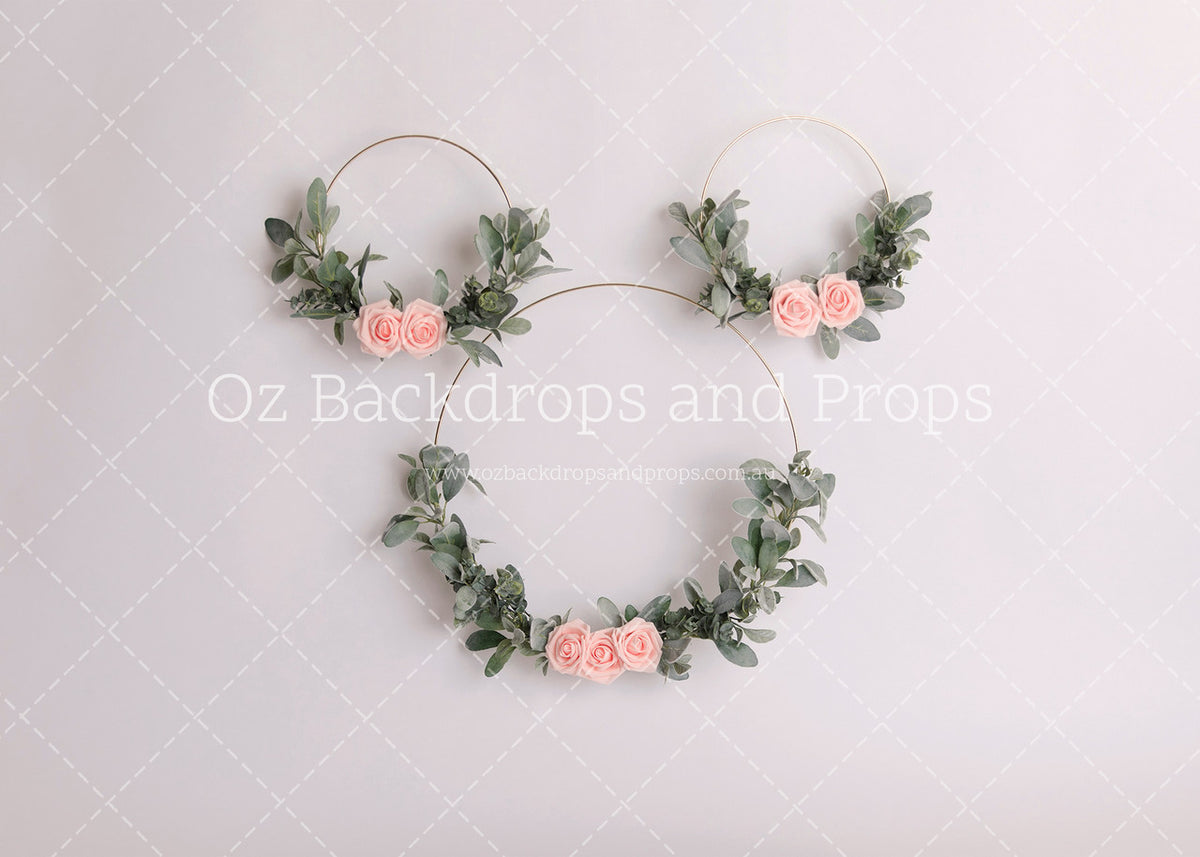 Minnie Floral Hoops