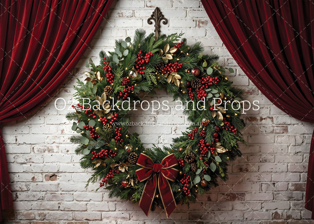 Mistletoe Wreath Brick