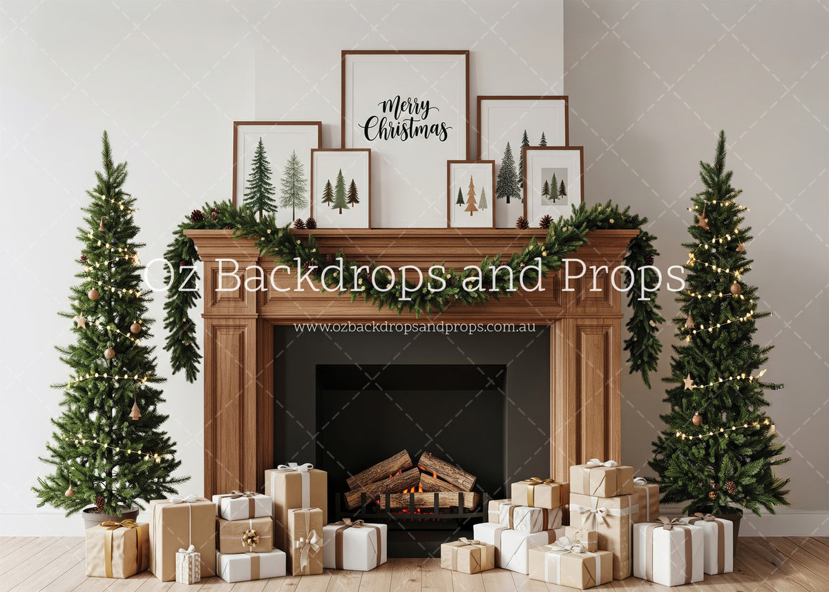 Modern Mantle Christmas