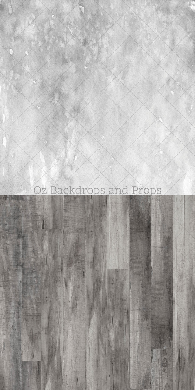 Monochrome Watercolour & Colorado Wood Two in One
