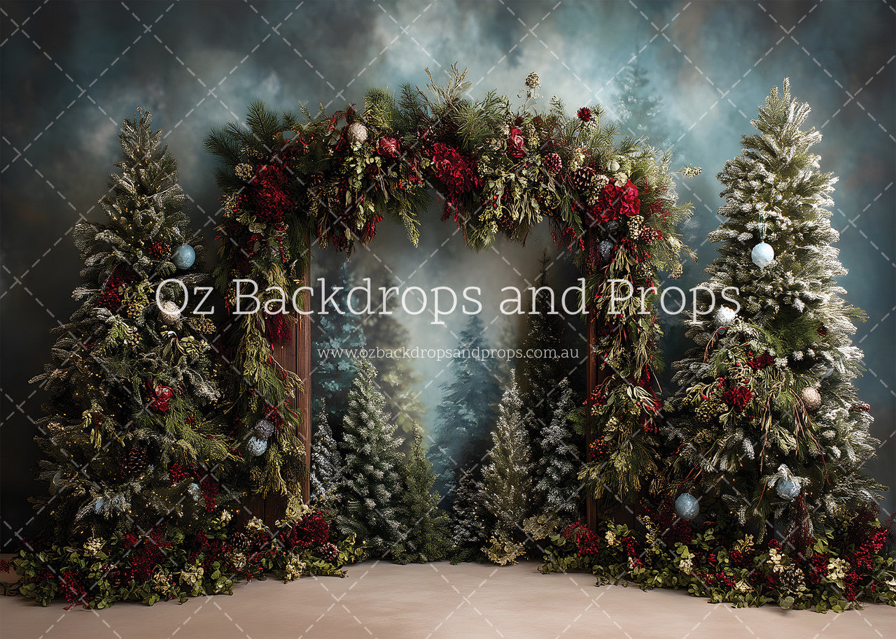 Moody Mistletoe Arch