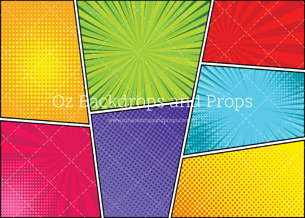 Multicolour Comic Strip