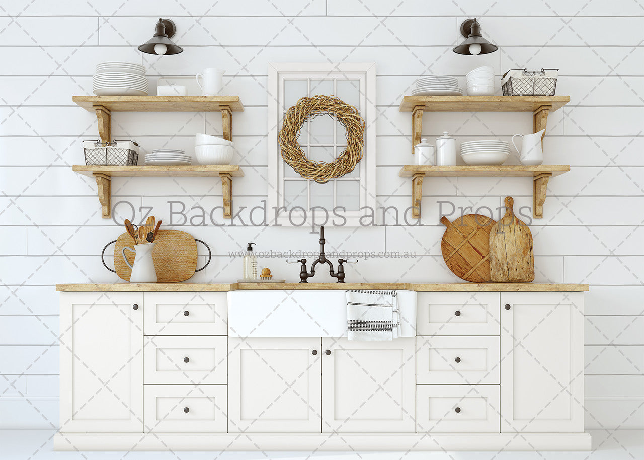Natural Farmhouse Kitchen